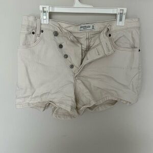 Abercrombie and Fitch 90s relaxed cutoff shorts high rise
